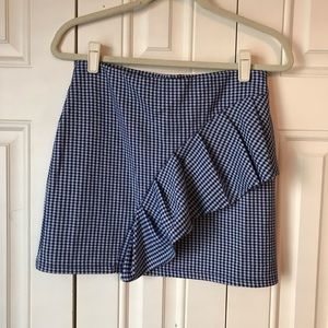 Topshop Skirts - NWT Topshop Blue Gingham Ruffle Skirt 6 Topshop Skirts - NWT Topshop Blue Gingham Ruffle Skirt 6